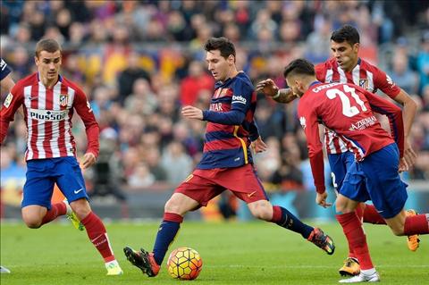 Barcelona Atletico Messi
